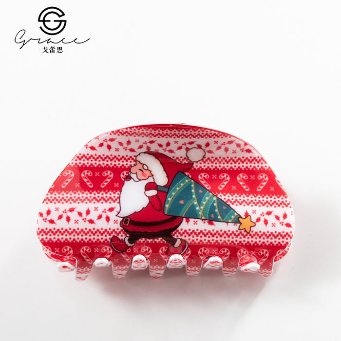 Wholesale Christmas grab clip hair clip back head headdress hairpin