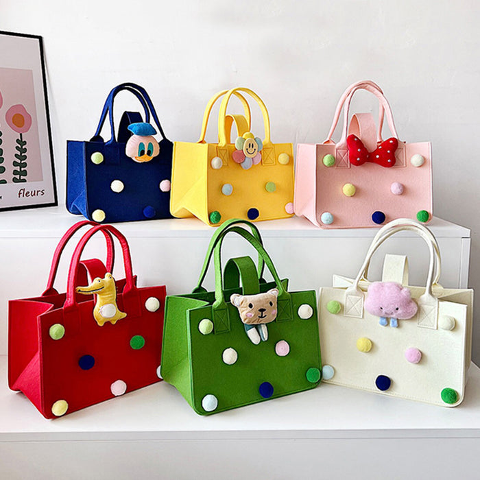 Wholesale Felt Children's Handbag  JDC-HB-YuanDuo014