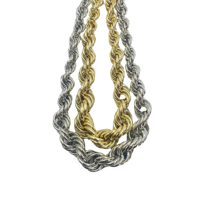 Wholesale personality exaggerated twist thick chain geometric necklace women's jewelry