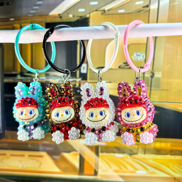 Wholesale Resin jewelry keychains car pendants dolls