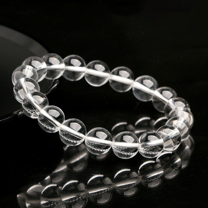 Wholesale White crystal bracelet with demagnetized stone ring, high-end