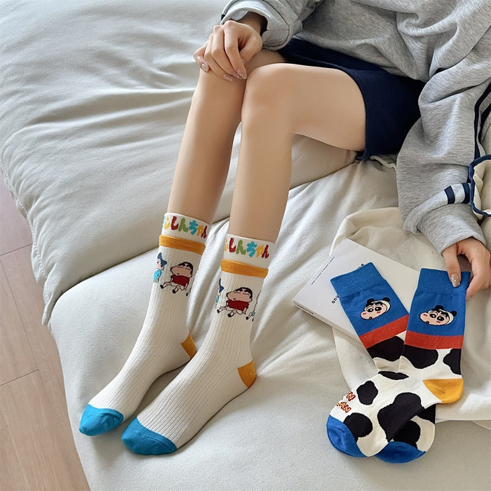 Wholesale Cartoon Anime Socks Cute New Medium Socks for Outer Wear Personalized Long Socks