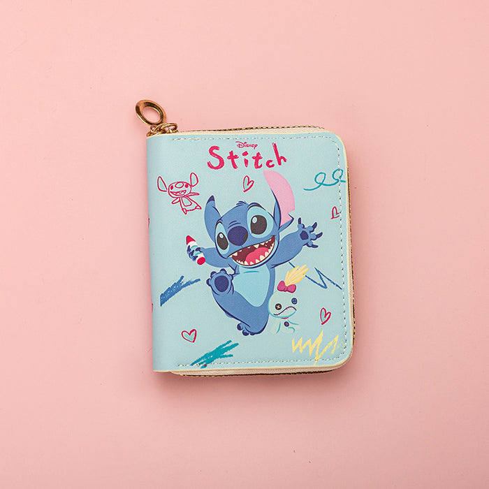 Wholesale Wallet short zipper student wallet small wallet coin purse card holder