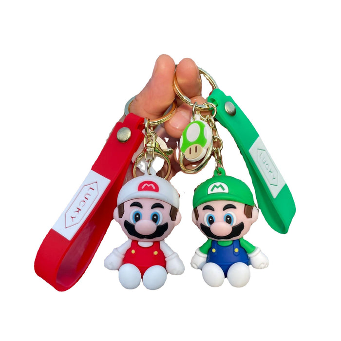 Wholesale Cartoon Cute Anime Soft Rubber 3D Doll PVC Keychain Bag Pendant