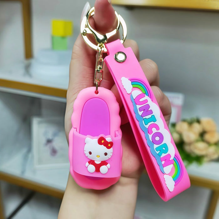 Wholesale Cartoon Slipper Keychain Fashion Decorative Gift for Birthday MOQ≥2