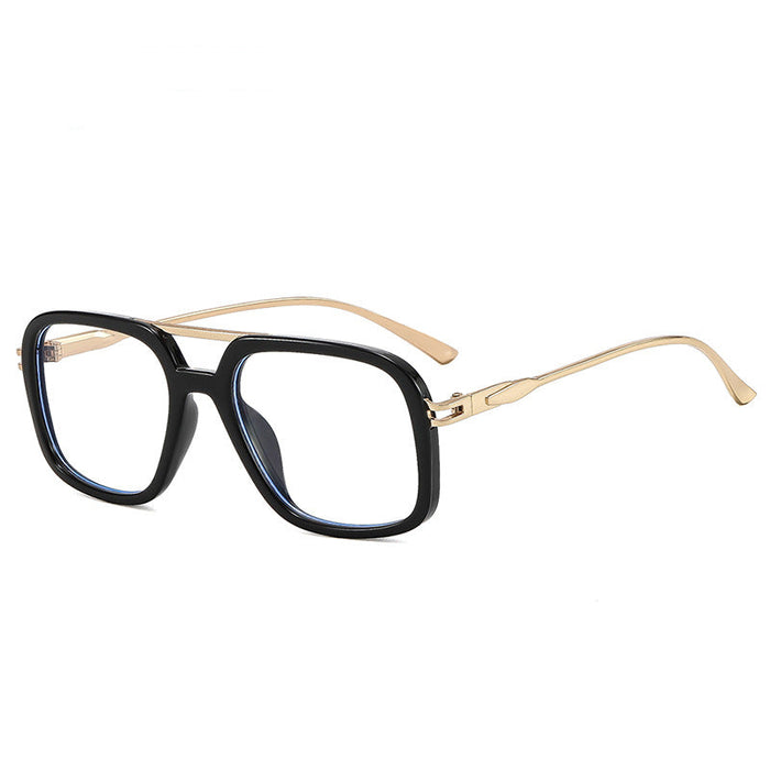 Wholesale Double Bridge Blue Light Blocking Fashion Glasses Frame for Women Everyday Street Style Accessory Resale