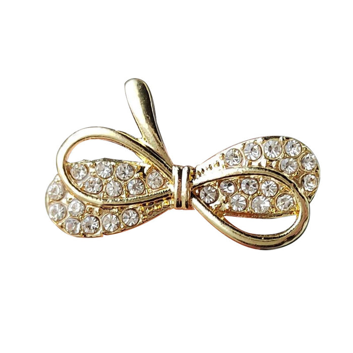 Wholesale bow brooch buckle hanging buckle fixed clothes accessories women