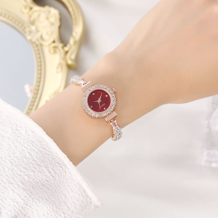 Wholesale Women's Diamond Inlaid Round Adjustable Watch JDC-WH-Tair006