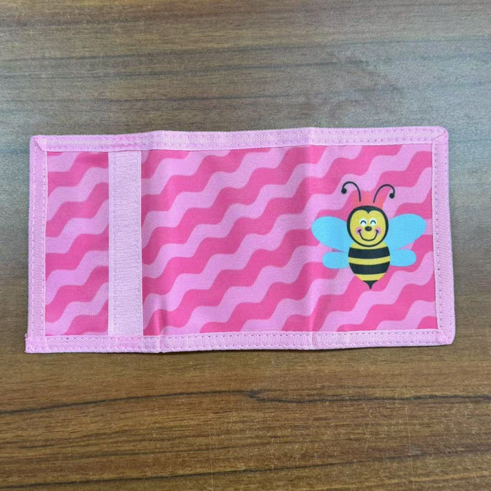 Wholesale Anime Cartoon Owl Print Canvas Wallet for Girls Cute Coin Purse and Card Holder MOQ≥3