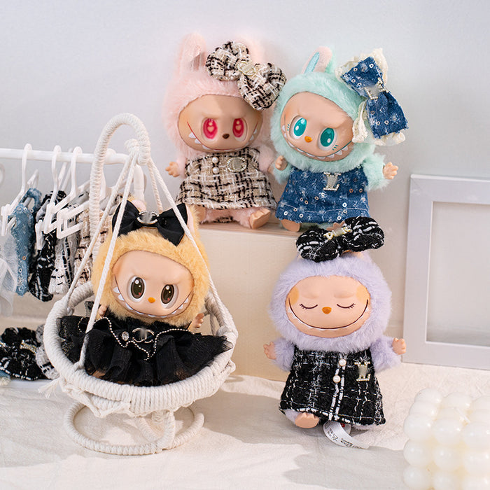 Wholesale Vinyl Blind Box Pendant Sitting Party Cute Clothes