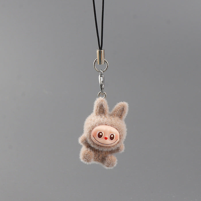 Wholesale Cartoon Velvet Rabbit Keychain Student Backpack Charm