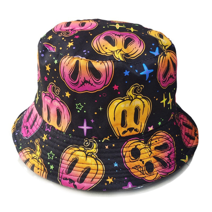 Wholesale Cartoon Print Cotton Bucket Hat JDC-FH-BoD017