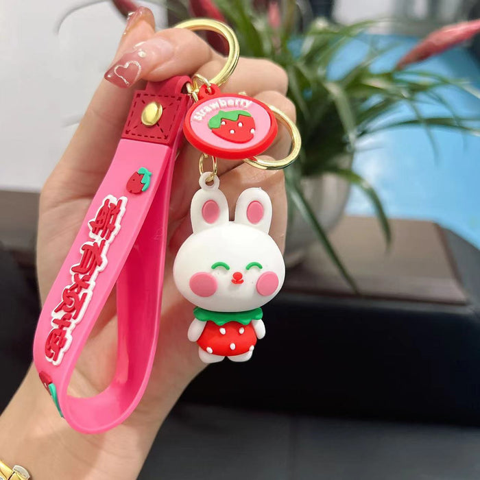 Wholesale Silicone Cartoon Doll Keychain JDC-KC-Shimin003