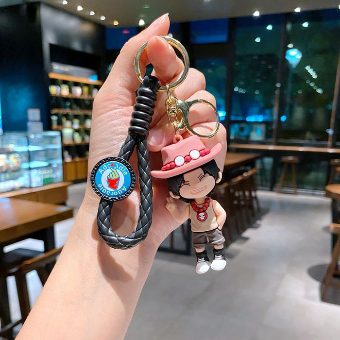 Wholesale Metal Keychain Cartoon Anime Cosplay Bag Charm Gift for Car Key Accessory MOQ≥2