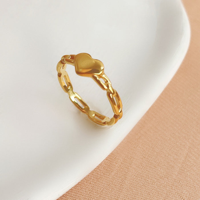 Wholesale Metal wind love titanium steel ring