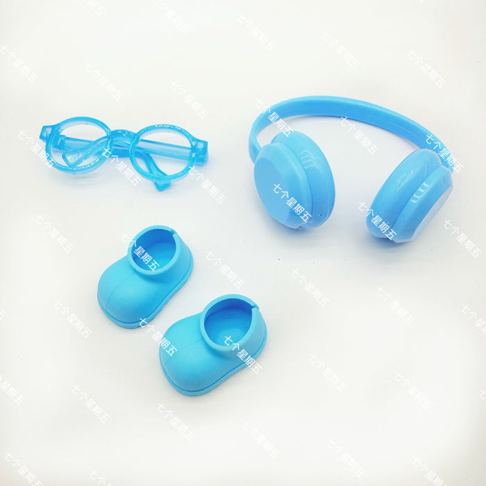 Wholesale  Cotton Doll Dress-Up Headphones Glasses Shoes Boots Crown Accessories
