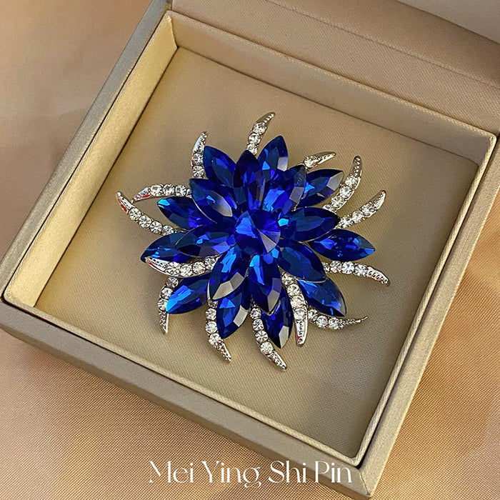Wholesale Crystal Brooch Women's Diamond-encrusted Corsage Pin Accessories