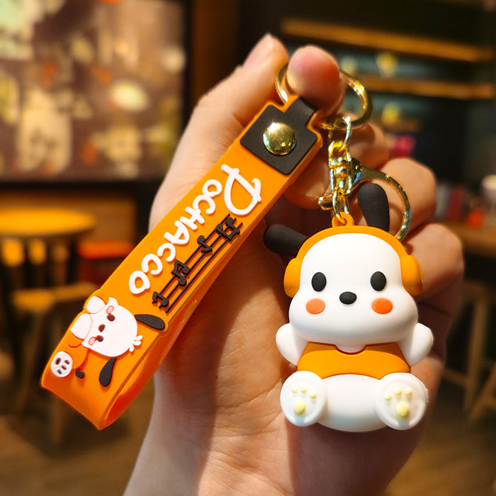 Wholesale Cartoon Doll Rubber Keychain JDC-KC-Tingm168