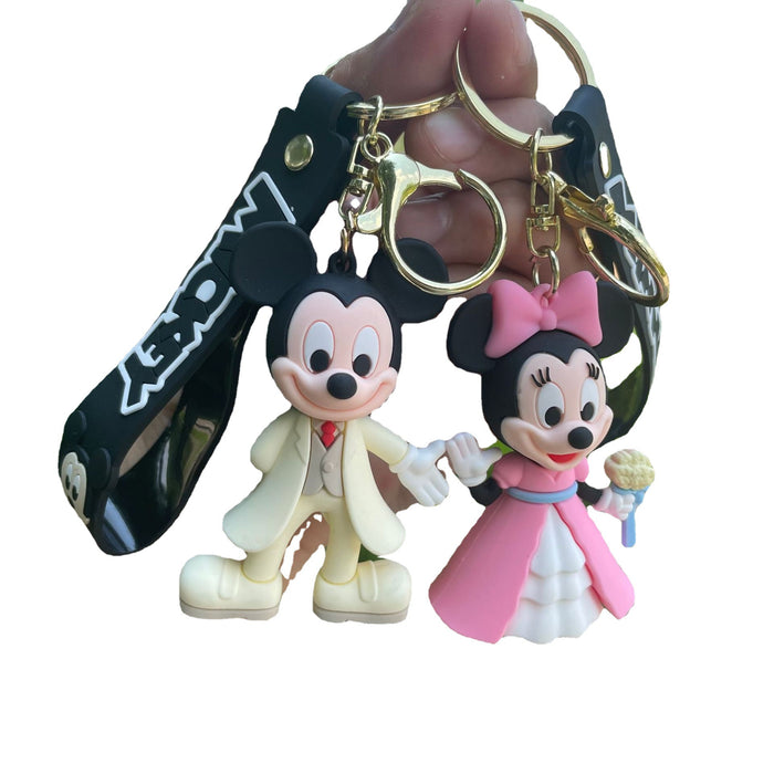 Wholesale Cartoon couple keychains small gifts wholesale
