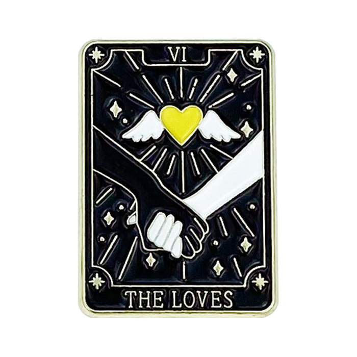 Wholesale Chic Zodiac Contion Brooch Pin Zinc Alloy Baking Paint MOQ≥2