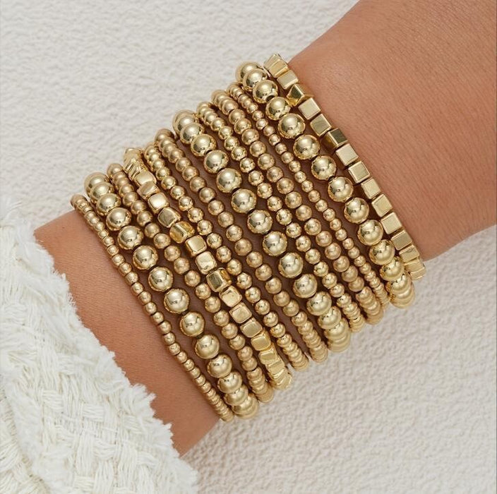 Wholesale CCB round pearl bow bracelet