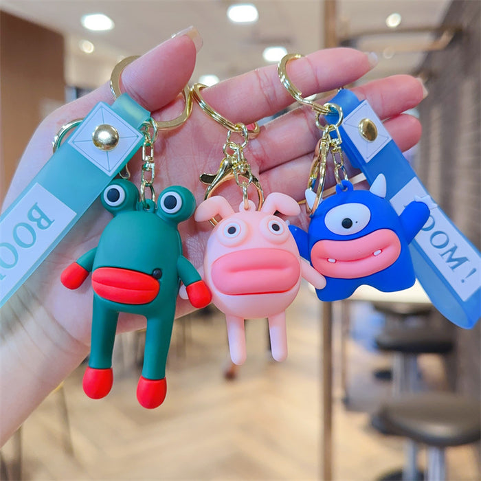 Wholesale Cartoon 3D Doll Keychain Car Bag Pendant