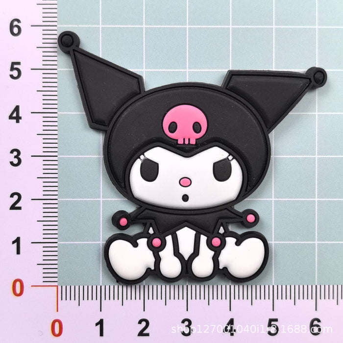 Wholesale DIY kit accessories PVC soft rubber phone case slippers shoe buckle decoration cup patch