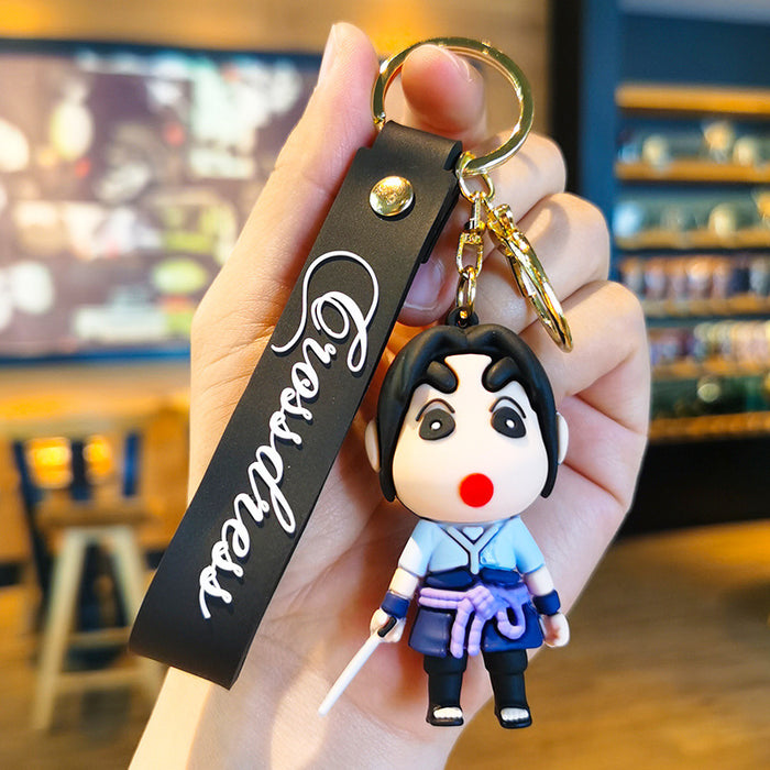 Wholesale Cartoon Silicone Doll Keychain JDC-KC-Tingm296