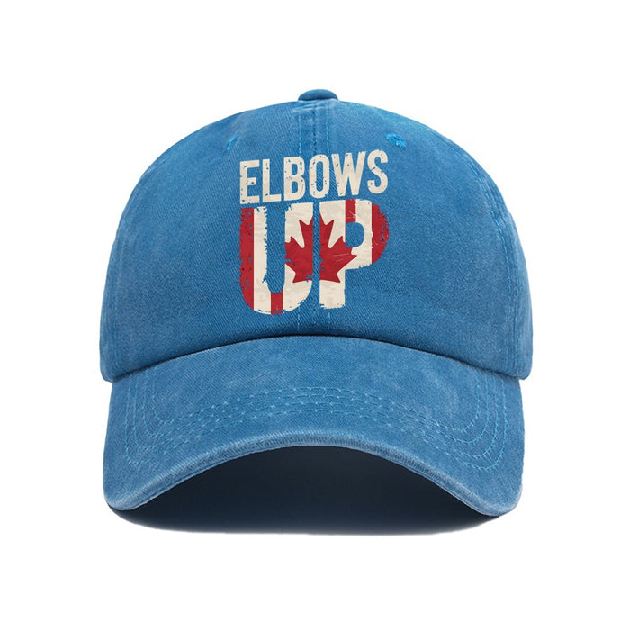 Wholesale Washed retro printed baseball cap and duckbill cap