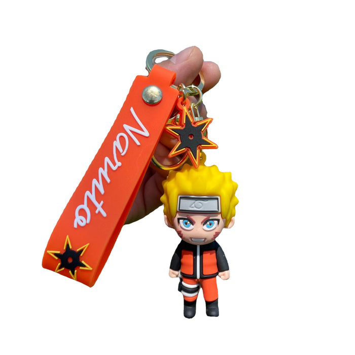 Wholesale PVC Anime Keychain Pendant Cartoon Student Backpack Pendant Car Keychain