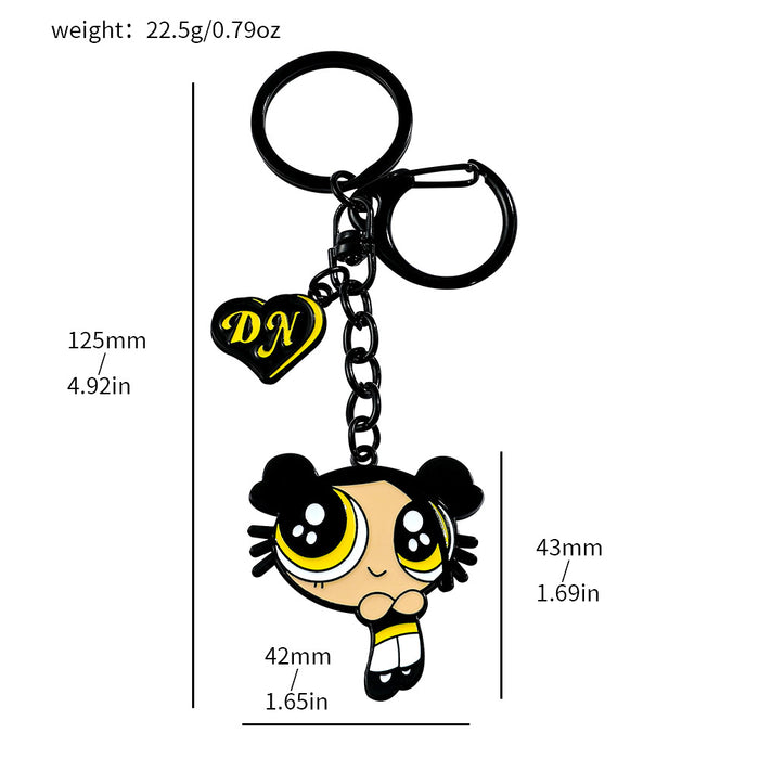 Wholesale Metal Keychain Cartoon Cute (M) JDC-KC-ShaoH010