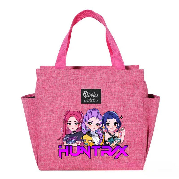 Wholesale Cute Cartoon Insulated Lunch Bag for Hot and Cold Handbags