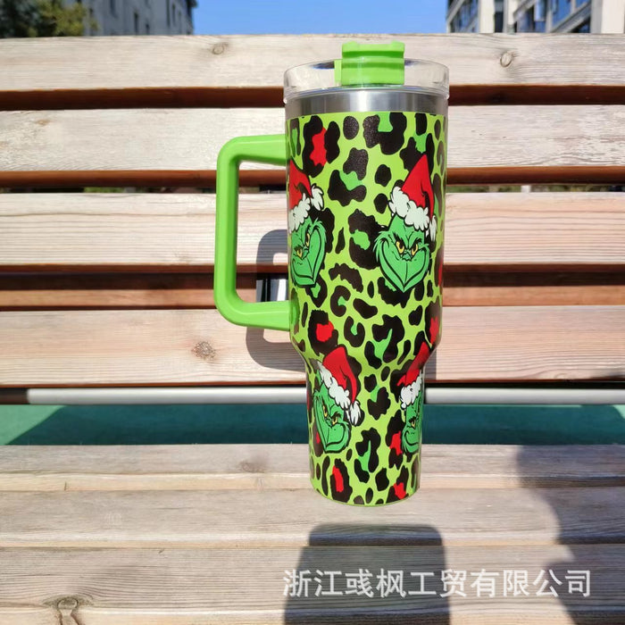 Wholesale 304 Stainless Steel Christmas Series 40oz Insulated Car Cup MOQ≥2