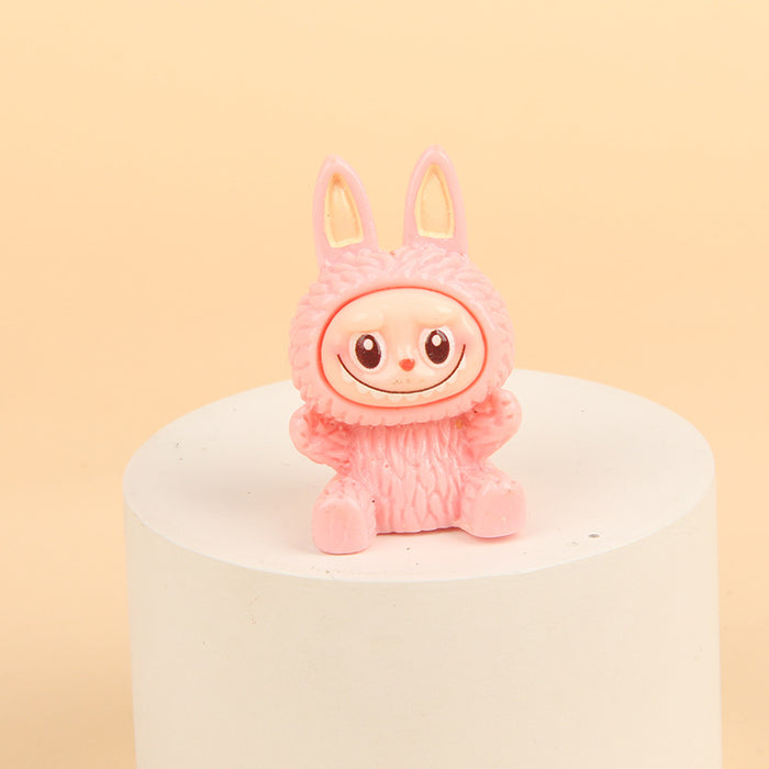 Wholesale Cute Resin Particle Solid Color Keychain Pendant