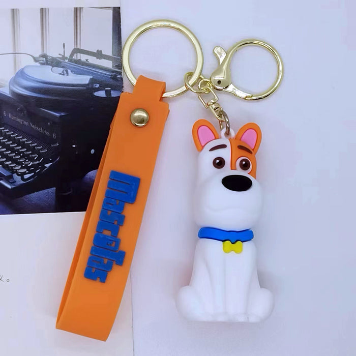 Wholesale Creative cartoon puppy keychain pendant bag car keychain accessories gift