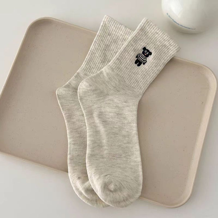 Wholesale Socks, mid tube socks, striped socks, versatile and casual