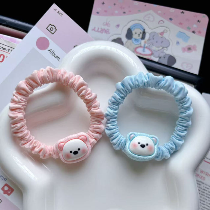 Wholesale Bear Hair Band Cartoon Ponytail Hair Rope Girl Hair Rope Hair Accessories