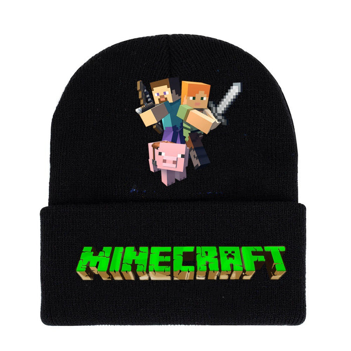 Wholesale Cartoon knitted hats,  wool hats and matching parent child warm hats