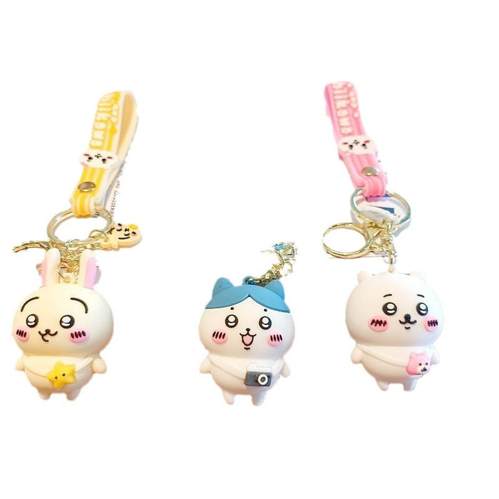 Wholesale Creative Cartoon Resin Doll Keychain JDC-KC-XingLao006