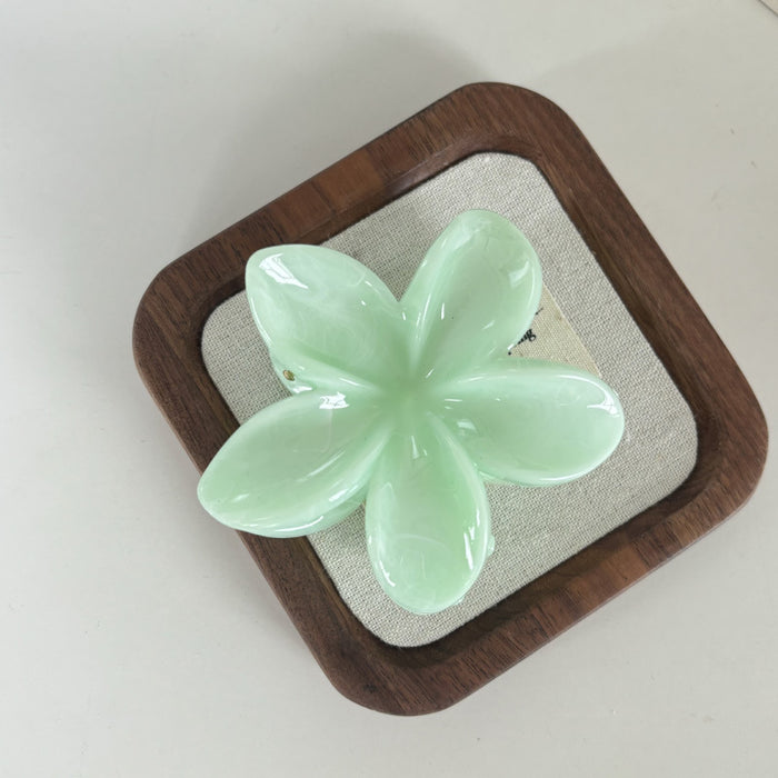 Wholesale Spotted Flower Grab Clip Back of Head Hair Shark Clip Hair Accessories