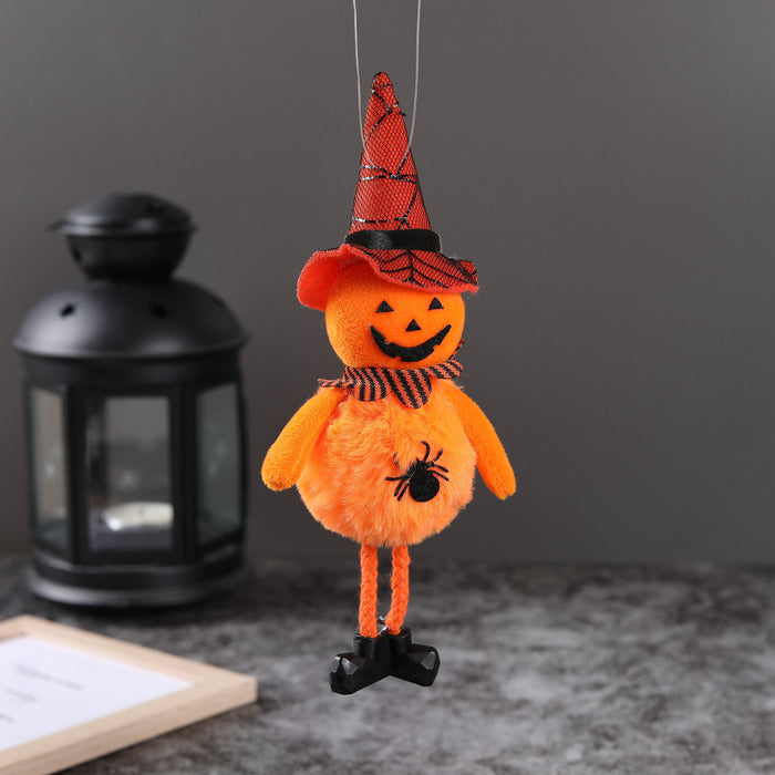 Wholesale  Pendant Ghost Festival Bar Pumpkin Witch Pendant Broom Haunted House Layout Props Decoration