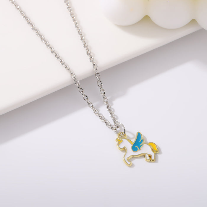 Wholesale Children Cartoon Alloy Necklace JDC-NE-Jiax002