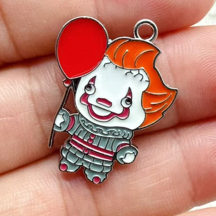 Wholesale 10pcs  Series Monster DIY Alloy Drip Pendant Keychain Earrings Bag Charm