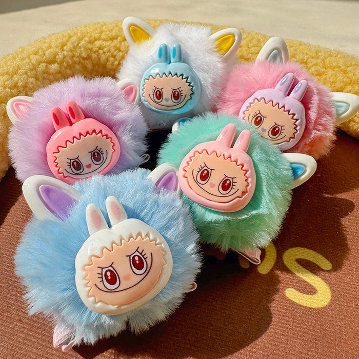 Wholesale 3D Cute Cartoon Plush Large Hair Clips