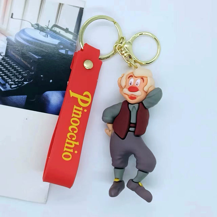 Wholesale cartoon doll  character keychain pendant bag car key chain accessories gift