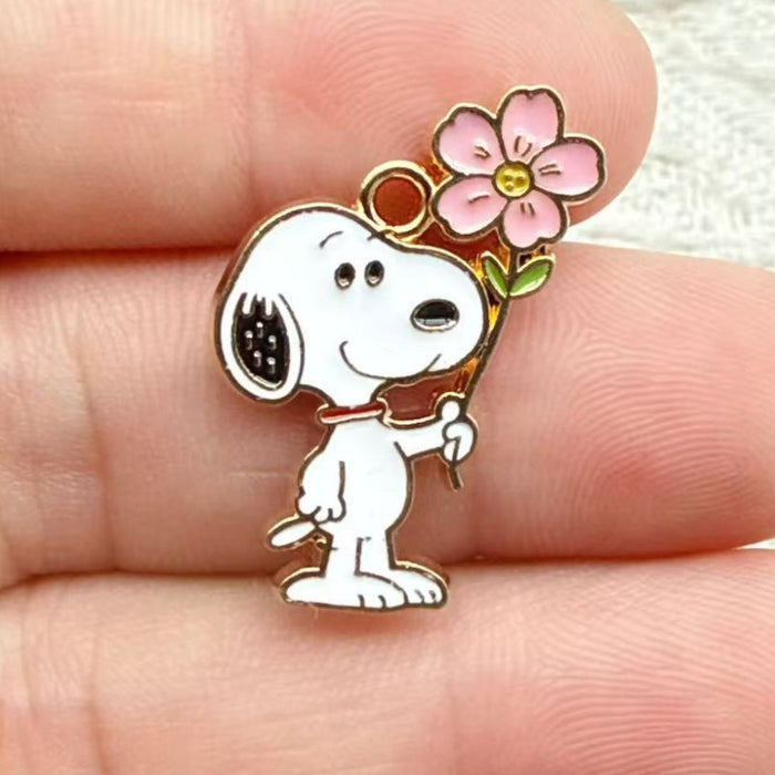 Wholesale 10 PCS Cute and able cartoon-style alloy enamel DIY Charms