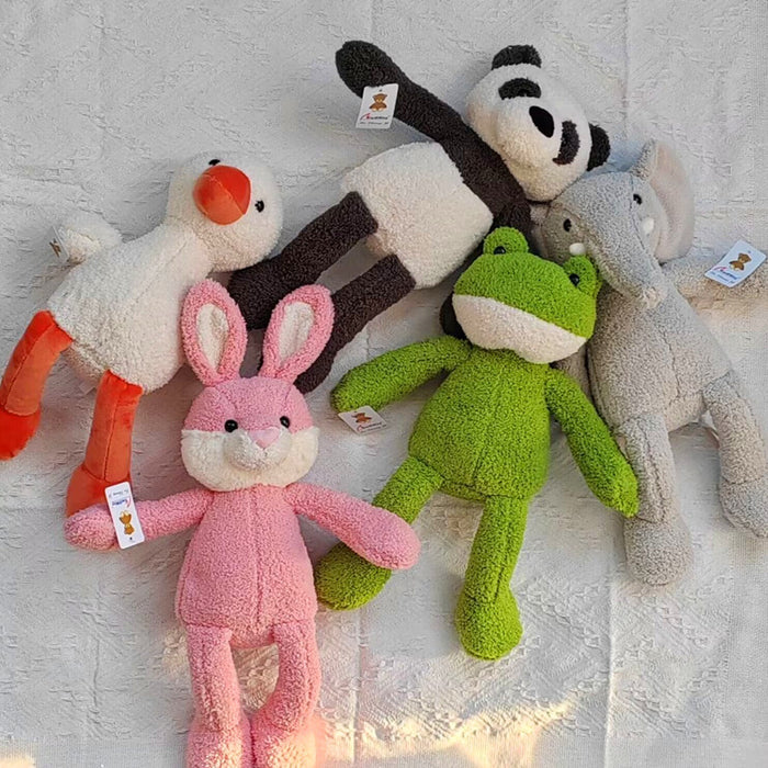 Wholesale Forgive Frog Doll Long-legged Elephant Plush Doll Panda Children's Sleeping Toy Comfort Doll Gift JDC-DO-MW004