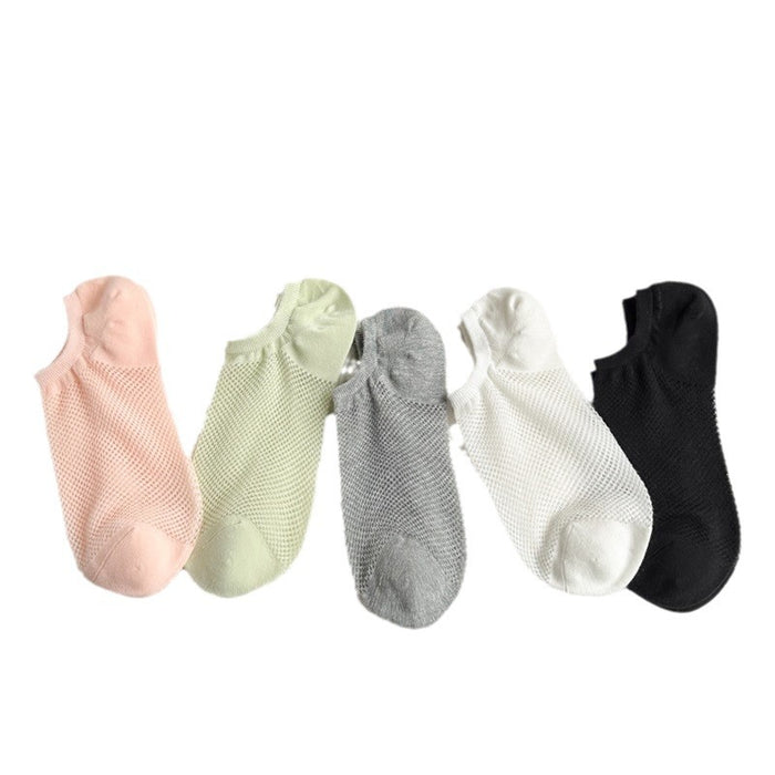 Wholesale Mesh socks, short socks, thin, shallow cut, non slip, non slip, breathable, invisible boat socks