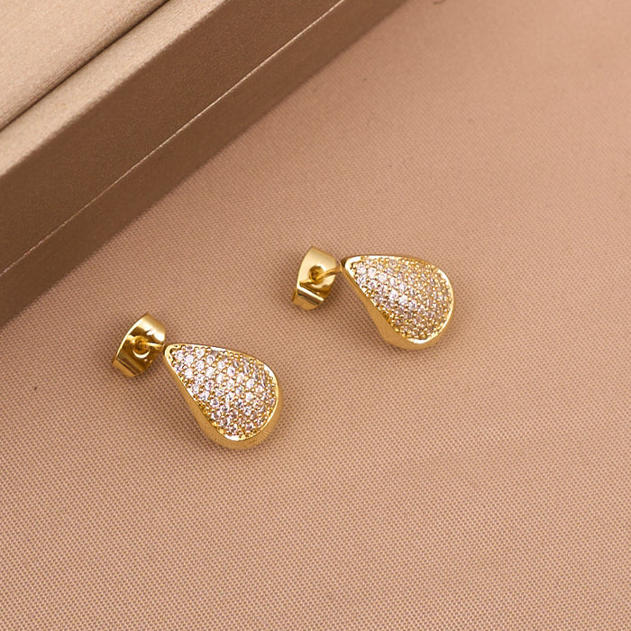 Wholesale Irregular wide C-shaped earrings