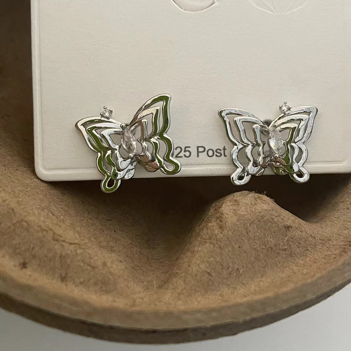 Wholesale Hollow Butterfly Earrings JDC-ES-LuY005